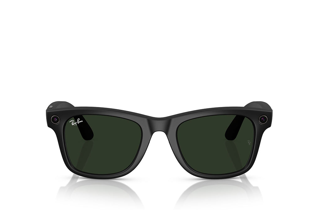 Ray-Ban Meta AI RW4008 (Wayfarer Large) Graphite Green (Transition)