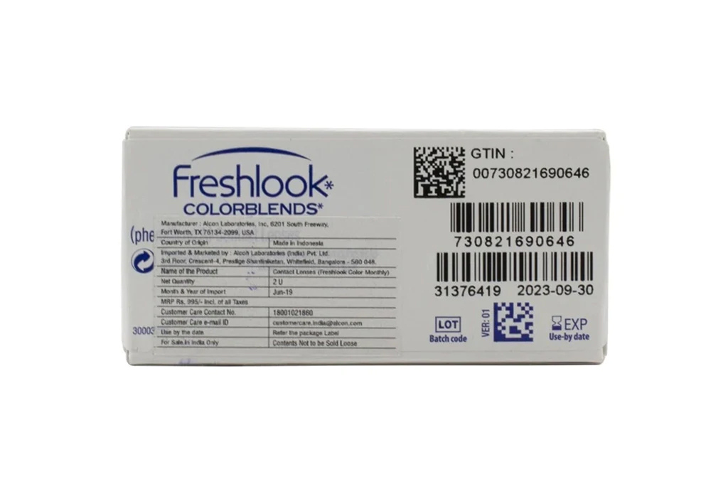 FRESHLOOK COLORBLENDS (ZERO POWER)