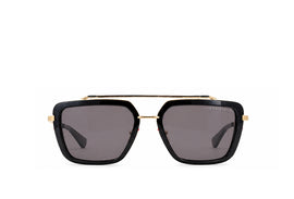 DITA Mach-Seven DTS135 aviator sunglasses in black acetate and gold titanium