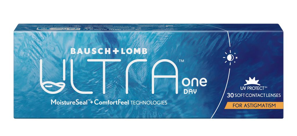 Bausch + Lomb ULTRA ONE DAY for Astigmatism 30 Pack front