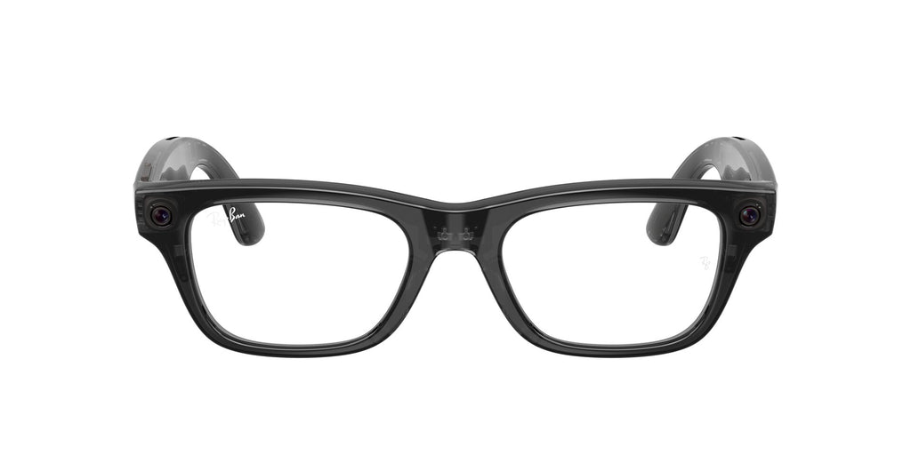 Ray-Ban Meta Blayzer 7001 Shiny Transparent Black - Clear