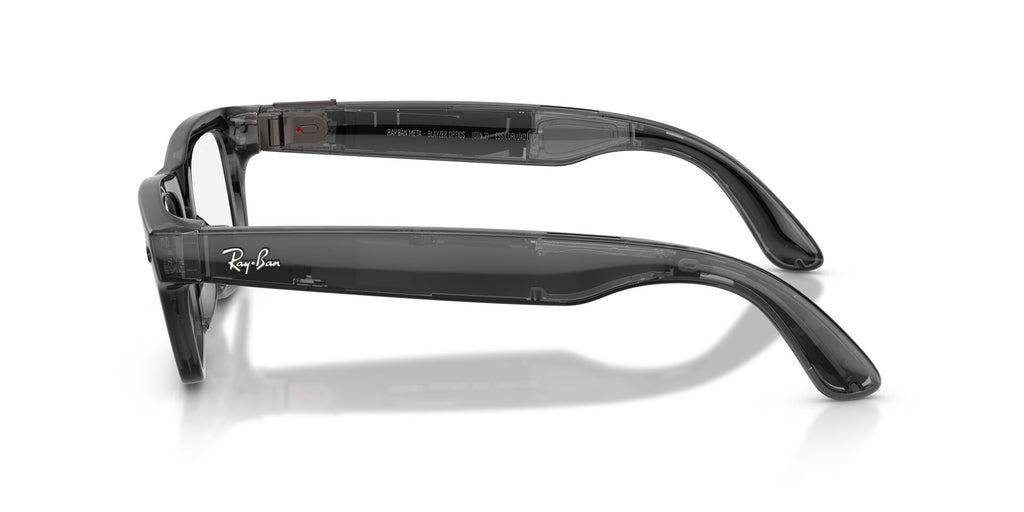 Ray-Ban Meta Blayzer 7001 Shiny Transparent Black - Clear