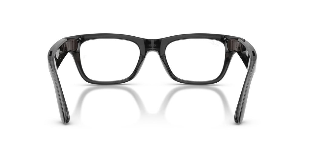 Ray-Ban Meta Blayzer 7001 Shiny Transparent Black - Clear