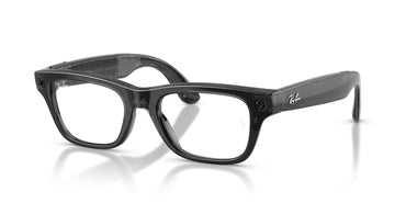 Ray-Ban Meta Blayzer 7001 Large Transparent Black - Clear