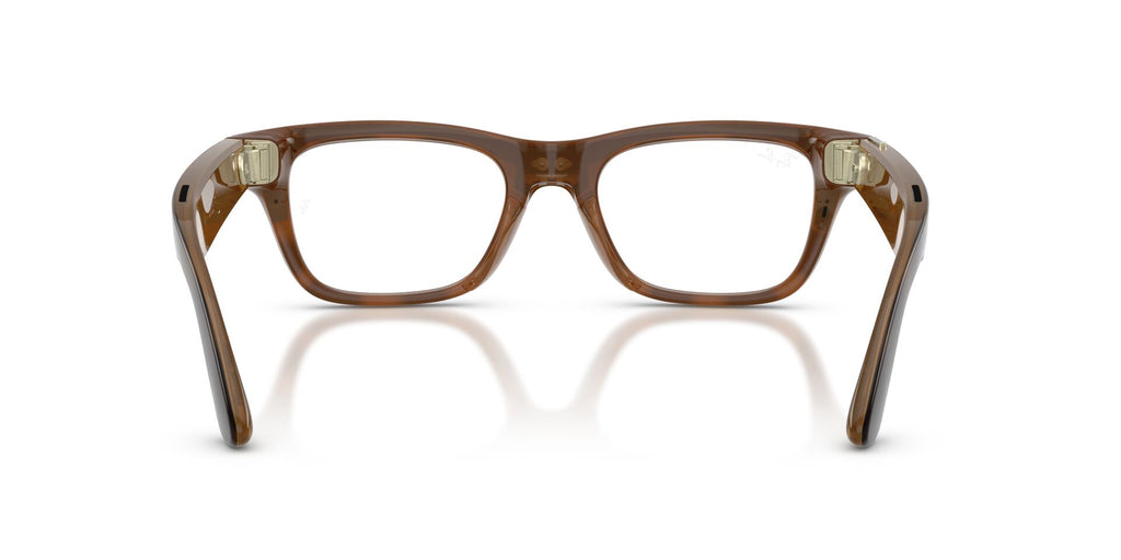 Ray-Ban Meta Bellini 7001 Large Shiny Havana - Clear