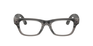 Ray-Ban Meta Blayzer 7001 Matte Transparent Icy Grey - Clear