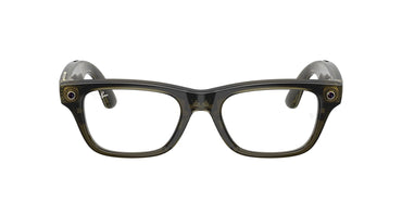 Ray-Ban Meta Blayzer 7001 Transparent Dark Olive - Clear