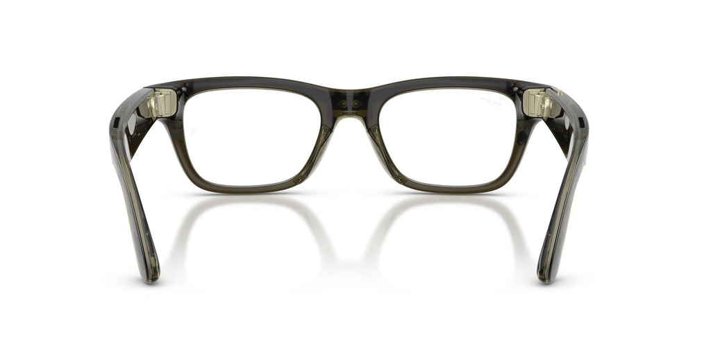 Ray-Ban Meta Bellini 7001 Transparent Dark Olive - Clear