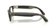 Load image into Gallery viewer, Ray-Ban Meta Bellini 7001 Large Transparent Dark Olive - Clear