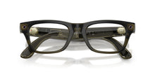 Load image into Gallery viewer, Ray-Ban Meta Bellini 7001 Large Transparent Dark Olive - Clear