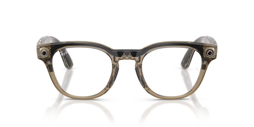 Ray-Ban Meta Bellini 7002 Transparent Stone Beige - Clear