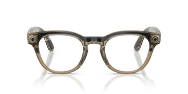 Ray-Ban Meta Scriber 7002 Transparent Stone Beige - Clear