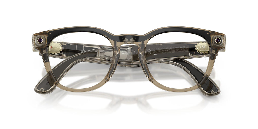 Ray-Ban Meta Bellini 7002 Transparent Stone Beige - Clear
