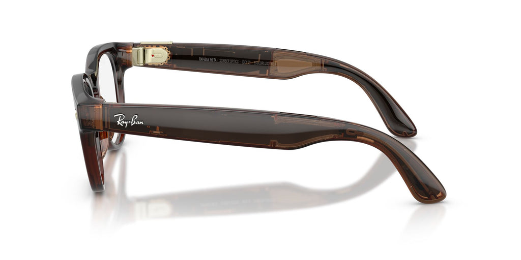 Ray-Ban Meta Bellini 7002 Transparent Umber - Clear
