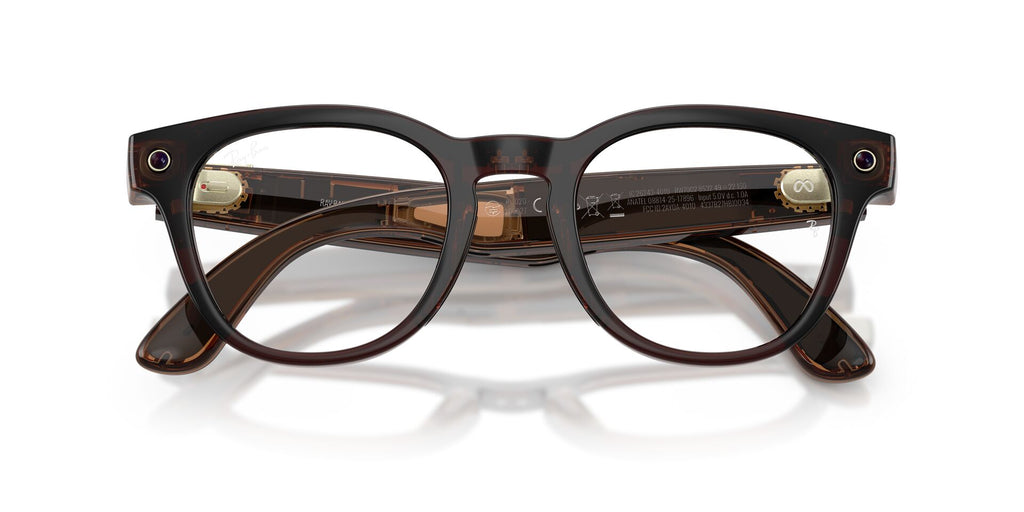Ray-Ban Meta Bellini 7002 Transparent Umber - Clear
