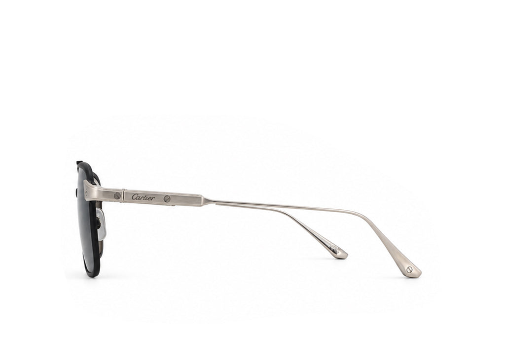 Cartier 0610S Black-Silver Sunglass