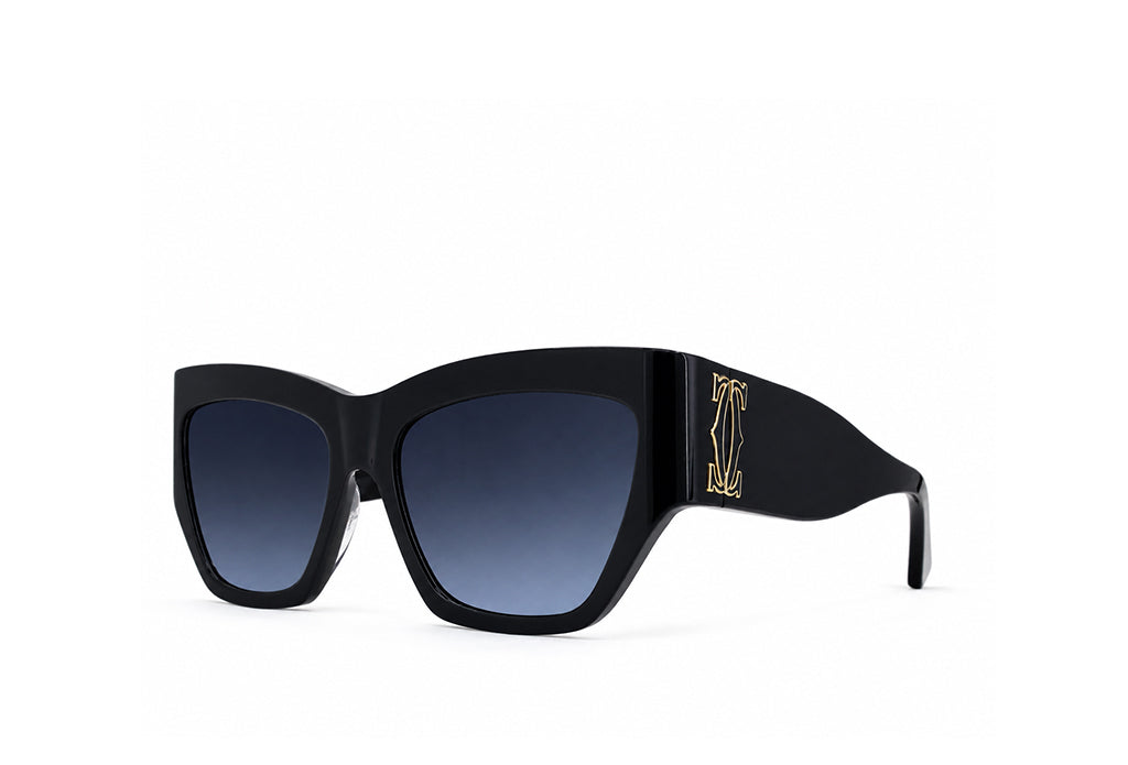 Cartier 0435S Blue-Black Sunglass