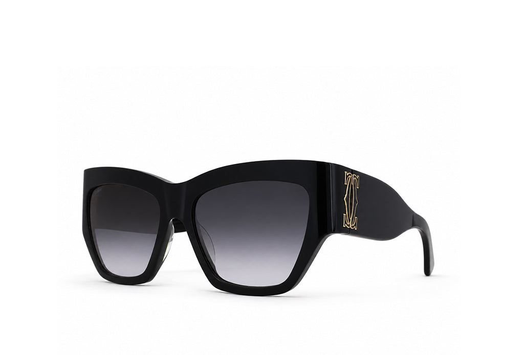 Cartier 0435S Grey-Black Sunglass