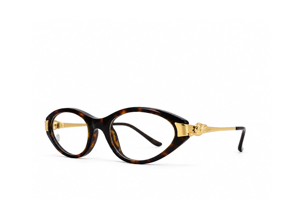 Cartier 0633O Havana-Gold Spectacle