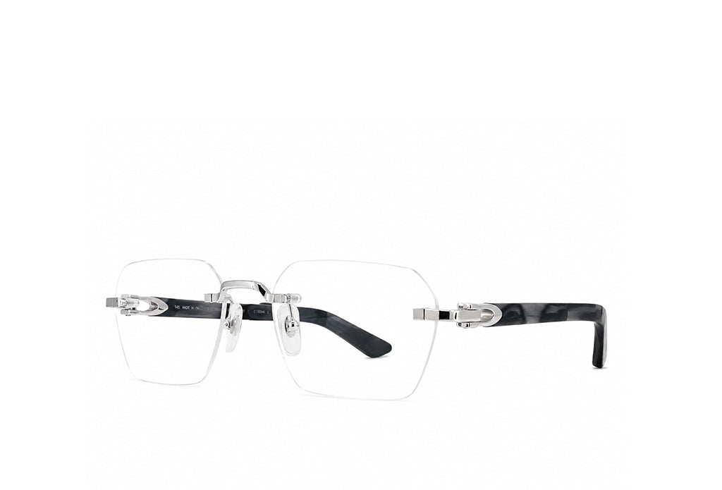 Cartier 0623O Silver/Grey Spectacle