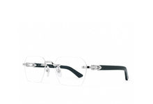 Load image into Gallery viewer, Cartier 0623O Silver/Green Spectacle
