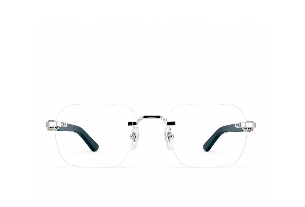 Cartier 0623O Silver/Green Spectacle