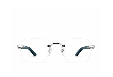 Cartier 0623O Silver/Green Spectacle
