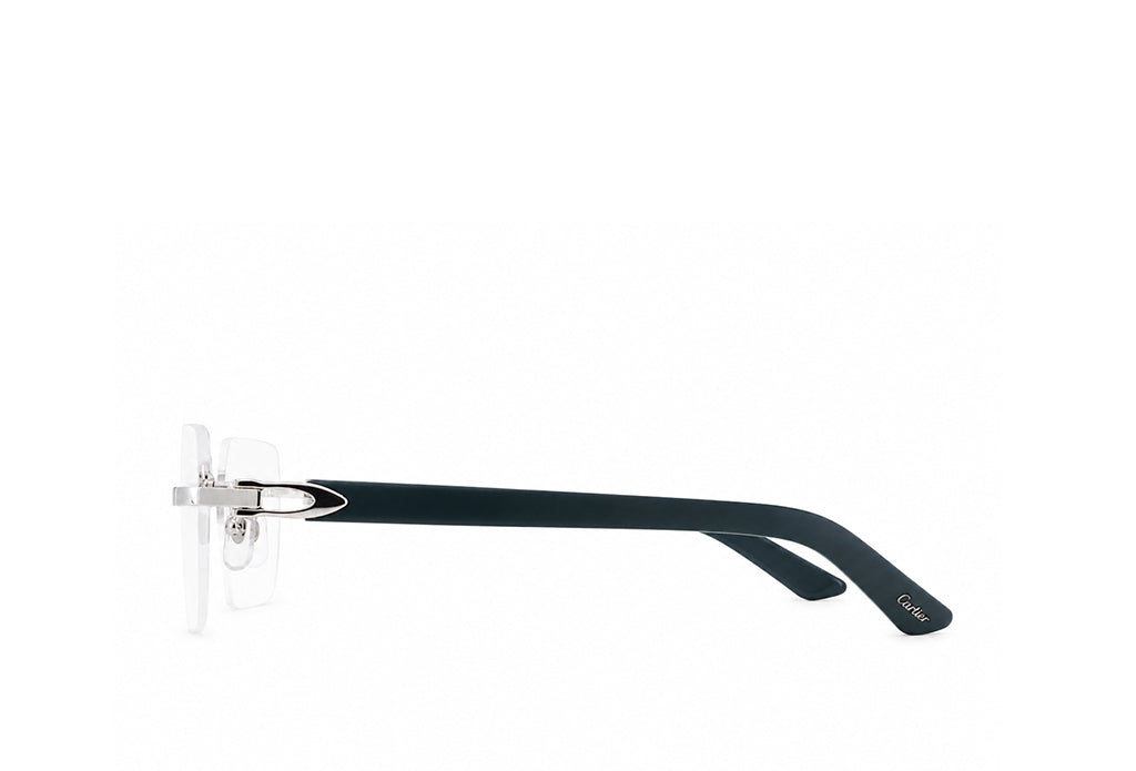 Cartier 0623O Silver/Green Spectacle