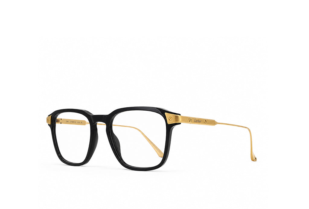 Cartier 0611O Shiny Black Spectacle