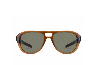 DITA Kamin DTS430-A oversized cat-eye sunglasses in brown acetate