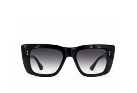 DITA Mahine DTS437 full rim square sunglasses in black acetate