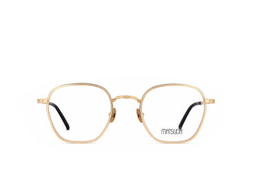 Matsuda 3101 Brushed Gold & Matte Black Spectacle
