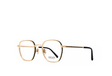 Matsuda 3101 Brushed Gold & Matte Black Spectacle
