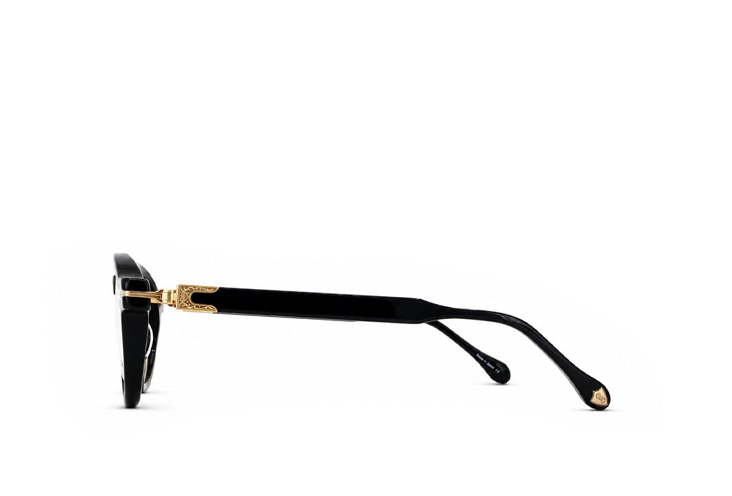 Matsuda 2050 Black & Brushed Gold Spectacle