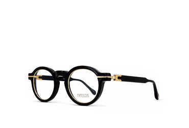 Matsuda 2050 Black & Brushed Gold Spectacle
