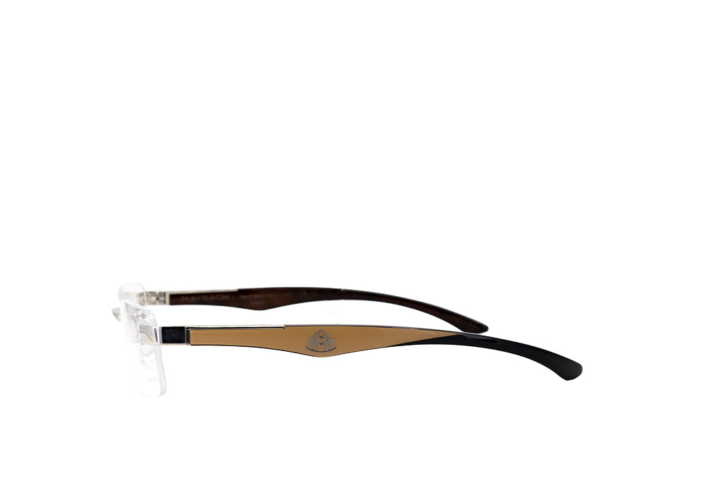 Maybach The Artist III Spectacle - Silver with Brown and Beige (P-WFB-Z25)