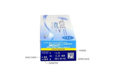 1 DAY ACUVUE MOIST FOR ASTIGMATISM (30 LENSES)