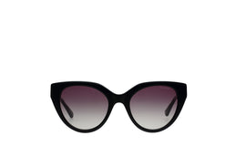 Tommy Hilfiger TH2663 full rim cat eye sunglasses in black and purple frame