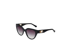 Tommy Hilfiger TH2663 full rim cat eye sunglasses in black and purple frame