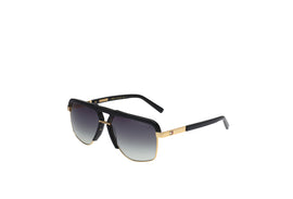 Tommy Hilfiger TH8004 aviator sunglasses in golden and black metal frame