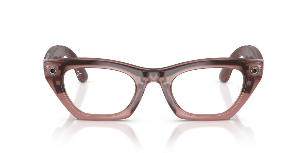 Ray-Ban Meta Gen 3 Zena Polished Milky Pink Blush Demo Lens | RW4015V 8553 - image 4