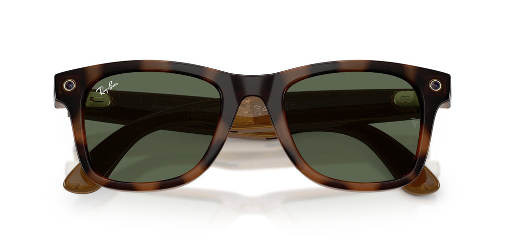 Ray-Ban Meta Gen 3 Wayfarer Polished Havana G-15 Green | RW4011 690571 - image 7