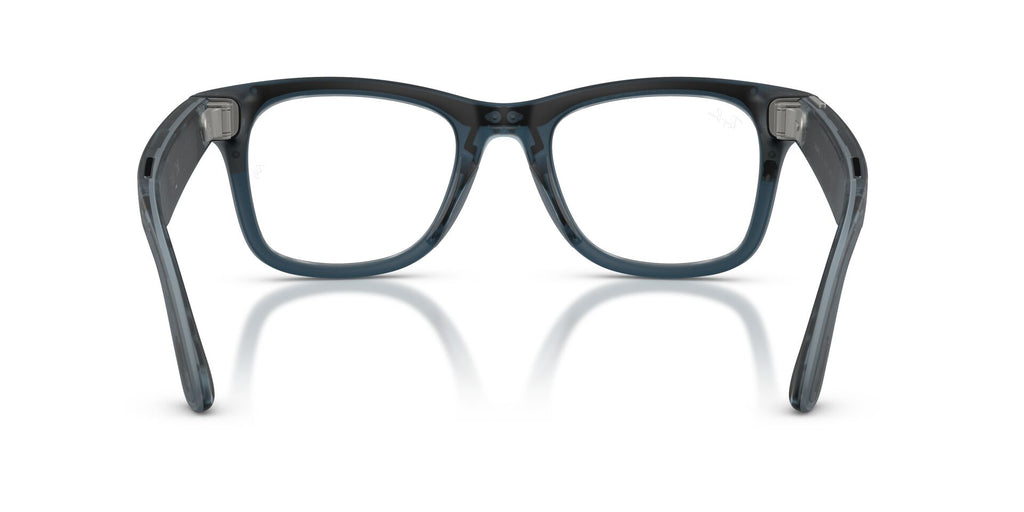 Ray-Ban Meta Gen 3 Wayfarer Matte Transparent Ocean Blue Clear/Grey | RW4011 69211Z - image 9