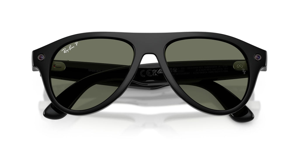 Ray-Ban Meta Gen 3 Aviator Shiny Black Green Polarized | RW4016 601/9A - image 7