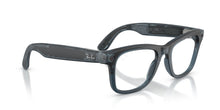 Load image into Gallery viewer, Ray-Ban Meta Gen 3 Wayfarer Matte Transparent Ocean Blue Clear/Grey | RW4011 69211Z - image 11