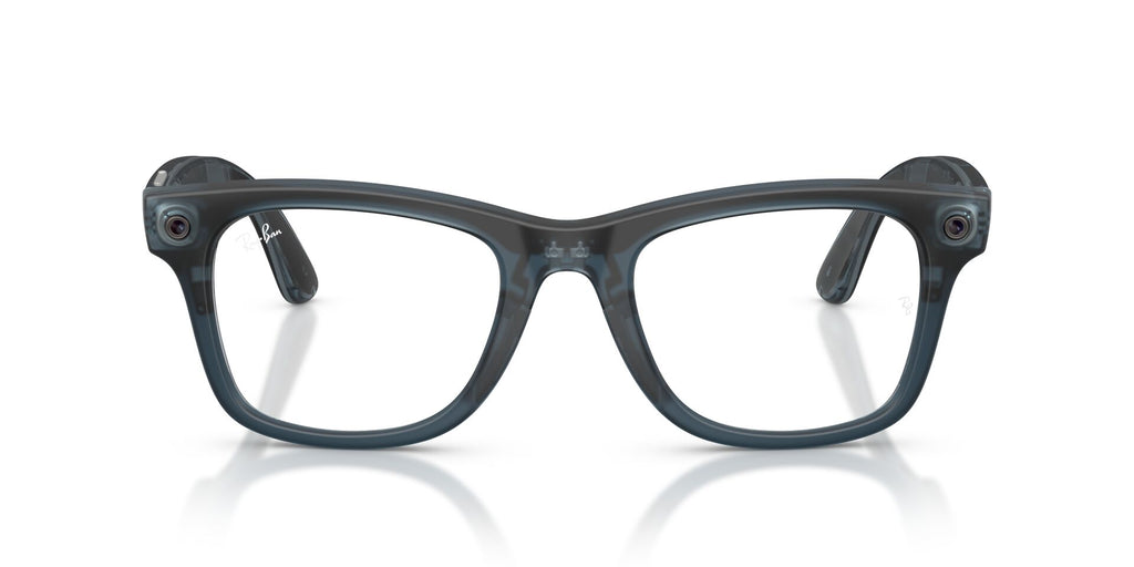 Ray-Ban Meta Gen 3 Wayfarer Matte Transparent Ocean Blue Clear/Grey | RW4011 69211Z - image 5