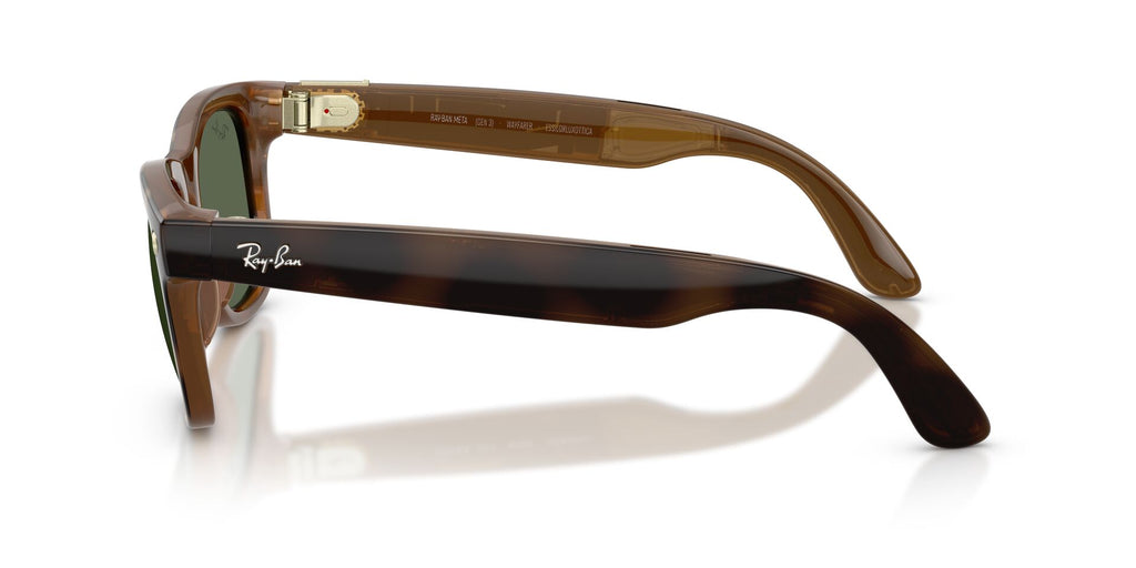 Ray-Ban Meta Gen 3 Wayfarer Polished Havana G-15 Green | RW4011 690571 - image 5