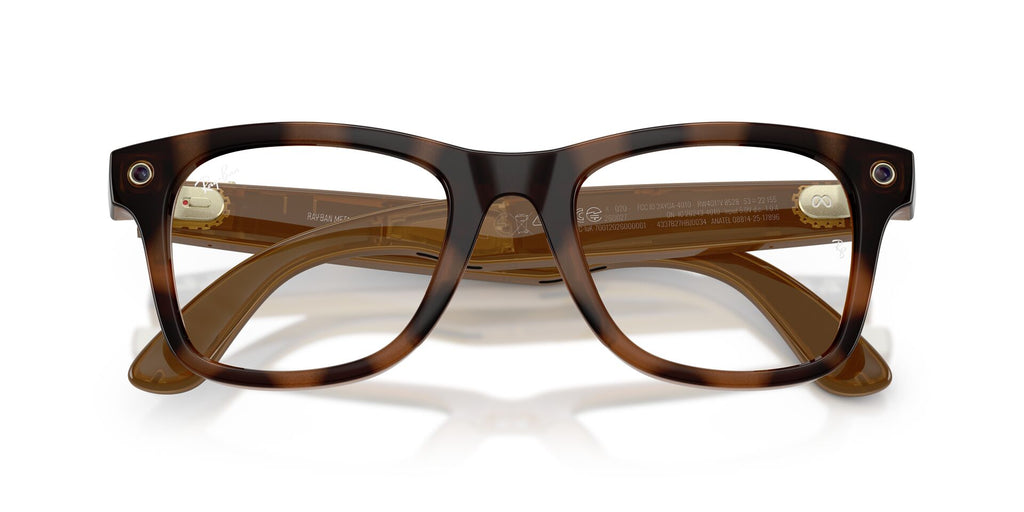 Ray-Ban Meta Gen 3 Wayfarer Polished Havana Demo Lens | RW4011V 8528 - image 7