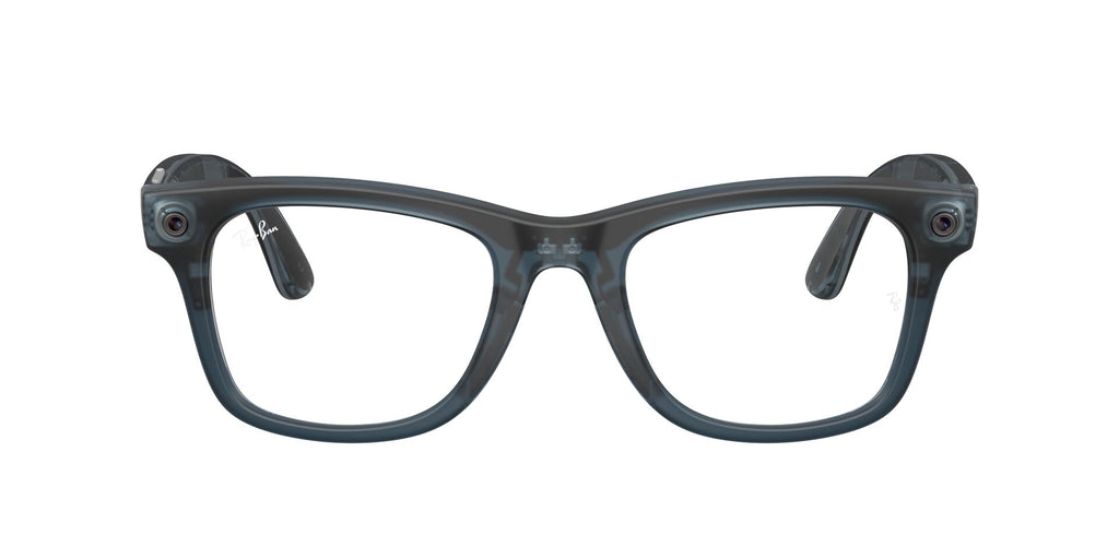 Ray-Ban Meta Gen 3 Wayfarer Matte Transparent Ocean Blue Clear/Grey | RW4011 69211Z - image 1