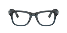 Load image into Gallery viewer, Ray-Ban Meta Gen 3 Wayfarer Matte Transparent Ocean Blue Clear/Grey | RW4011 69211Z - image 1